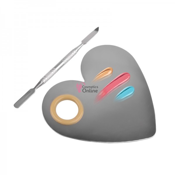 Paleta pentru mixare Cod PMX08 Metalica + Spatula metalica